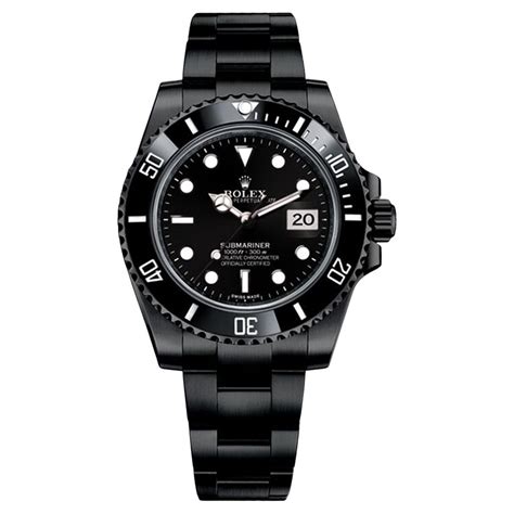 Rolex Submariner Date Black PVD/DLC Coated Stainless Steel 